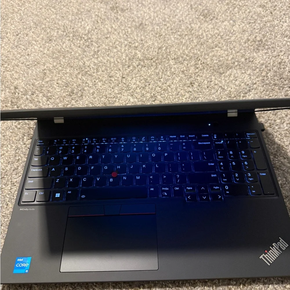 Lenovo Black Business-Class Laptop with ThinkPad Features
